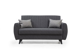 Atelier Del Sofa Sofá Cama de 2 Plazas Alkon - Dark Grey